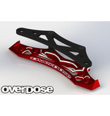 Overdose Aluminum Bumper for OD, YOKOMO / Color: Red