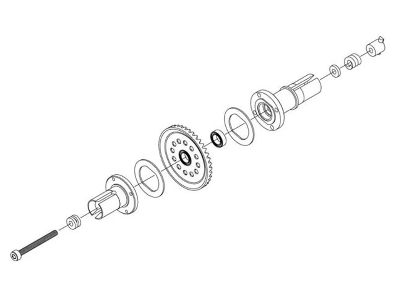 WRAP-UP Next 0464-FD - HD High Traction Ball Differential Cup Joint for Driftpackage / Wrap-Up - DISCONTINUED