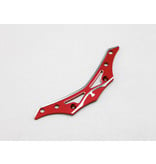 Yokomo Y2-R001BA - Aluminum Front Bumper Brace - Red