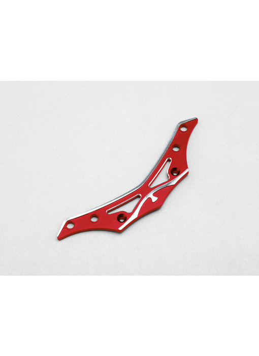 Yokomo Aluminum Front Bumper Brace - Red