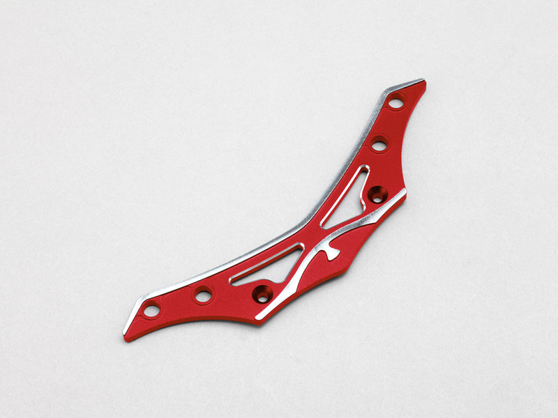 Yokomo Y2-R001BA - Aluminum Front Bumper Brace - Red