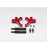 Yokomo Y2-R08FSCA - Aluminium Front Lower Short A-Arm - Red (1 set)