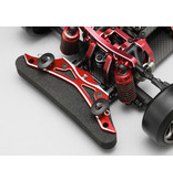 Yokomo Y2-R001BA - Aluminum Front Bumper Brace - Red