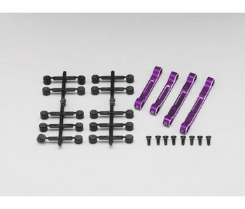 Yokomo Aluminium Adjustable Suspension Mount Set - Purple
