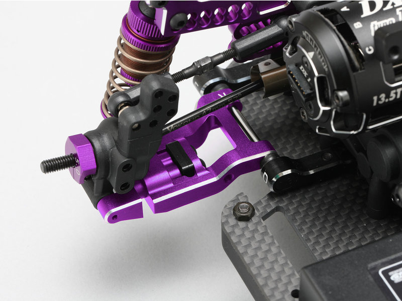 Yokomo Y2-P08RASA - Aluminum Adjustable Rear Short H-Arm Set - Purple