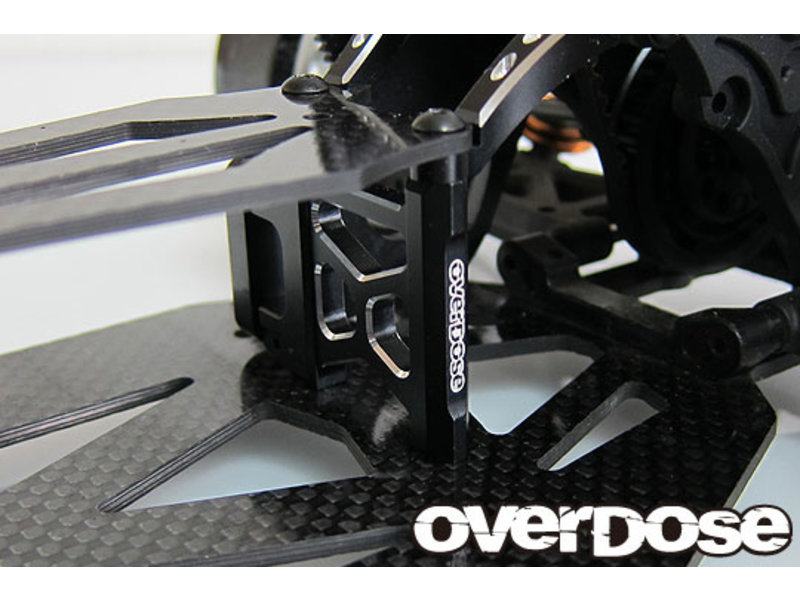 Overdose Aluminum Rear Brace Mount for GALM / Color: Black