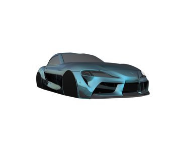 Rc Arlos Toyota Supra CUSTOM (A90) Clear Body - DISCONTINUED