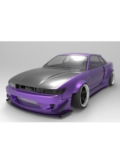 Addiction RC NISSAN Silvia S13 ROCKETBUNNY Street Version Body