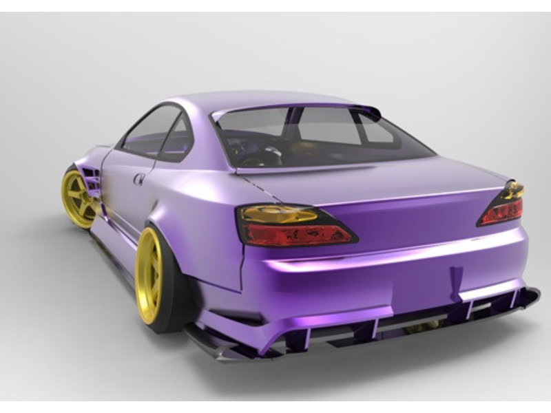 Addiction Rc Ad Pb8 Nissan Silvia S15 Origin Labo Raijin Nakamura Naoki Model Body Drifted