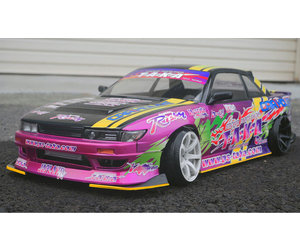 ラジコン ボディ アディクション DMAX S13 シルビア 藤尾明仁