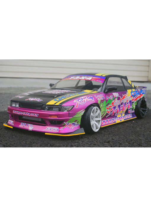 Addiction RC Nissan Silvia S13 D-MAX (Fujio Model) Body LIMITED SET + Aero Parts + Replica Sticker