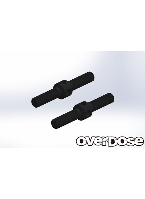 Overdose HD Turn Buckle Steel 23mm / Black