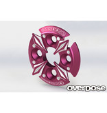 Overdose Spur Gear Support Plate Type-5 / Color: Pink