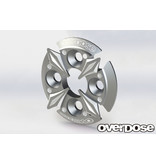 Overdose Spur Gear Support Plate Type-5 / Color: Silver