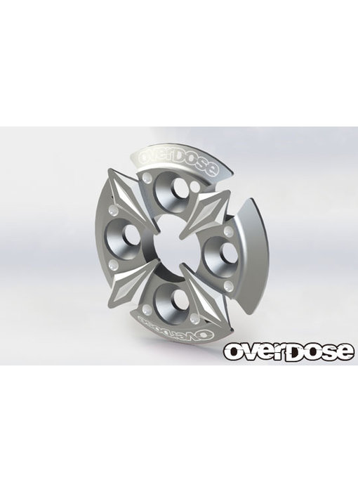 Overdose Spur Gear Support Plate Type-5 / Silver