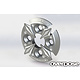 Spur Gear Support Plate Type-5 / Silver