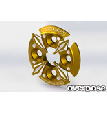 Overdose Spur Gear Support Plate Type-5 / Color: Gold