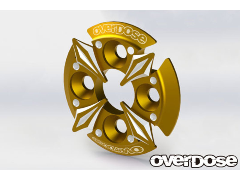 Overdose Spur Gear Support Plate Type-5 / Color: Gold