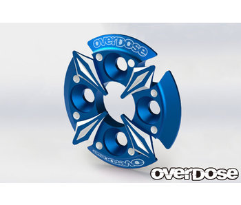 Overdose Spur Gear Support Plate Type-5 / Blue