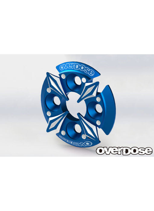 Overdose Spur Gear Support Plate Type-5 / Blue
