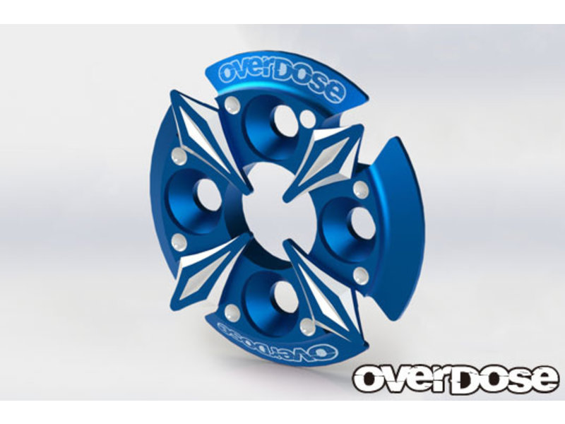 Overdose Spur Gear Support Plate Type-5 / Color: Blue