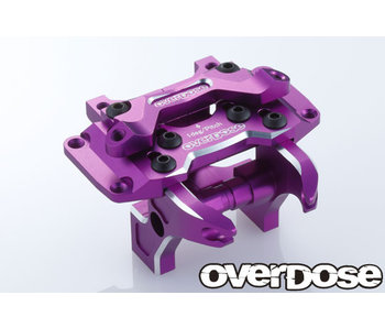 Overdose Alum. Front Bulkhead Type-2 for Vacula II, GALM / Purple