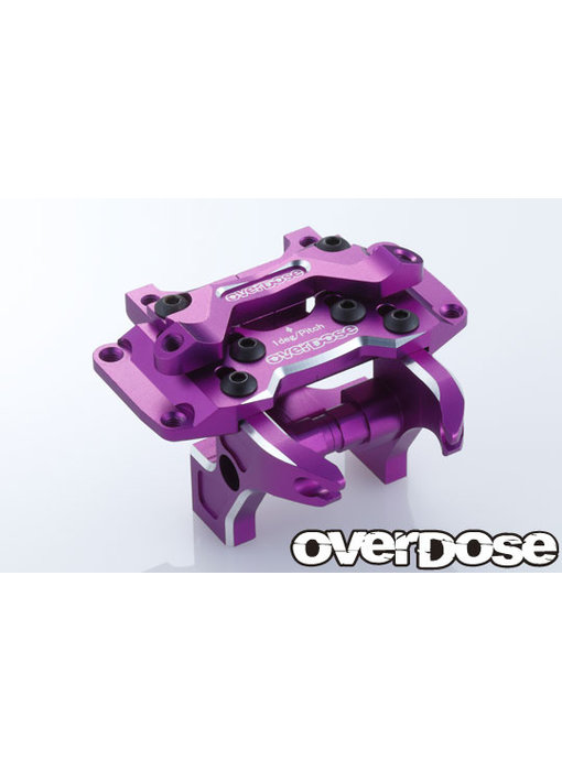 Overdose Alum. Front Bulkhead Type-2 for Vacula II, GALM / Purple