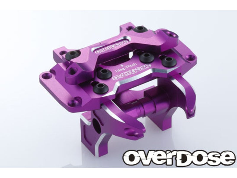 Overdose Aluminum Front Bulkhead Type-2 for Vacula II, GALM / Color: Purple