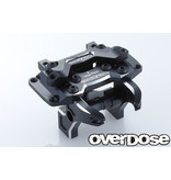 Overdose Aluminum Front Bulkhead Type-2 for Vacula II, GALM / Color: Black