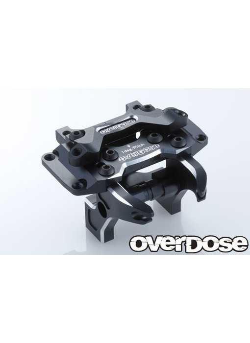 Overdose Alum. Front Bulkhead Type-2 for Vacula II, GALM / Black