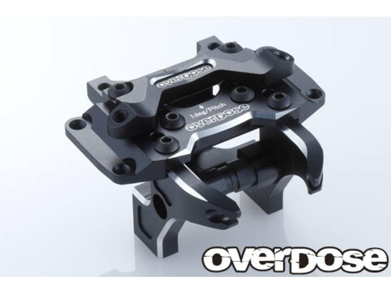 Overdose Aluminum Front Bulkhead Type-2 for Vacula II, GALM / Color: Black