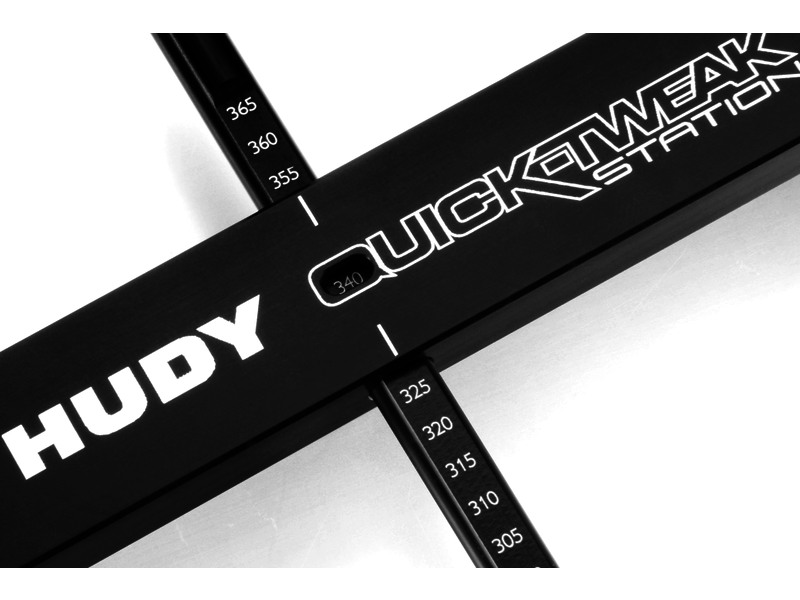 Hudy H107903 - Quick Tweak Station for 1/8 & 1/10 On-Road