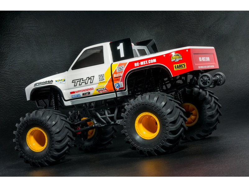 MST MTX-1 2WD 1/10 Monster Truck RTR 2.4G / Body: TH1 (Toyota Hilux) - White