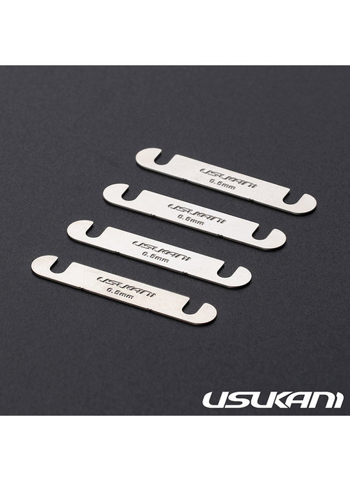 Usukani Stainless Steel Suspension Mount Spacer 0.5mm for NGE/PDS/YD-2 (4pcs)