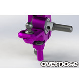 Overdose Adjustable Aluminium Knuckle Set Type-2 for RWD / Color: Purple