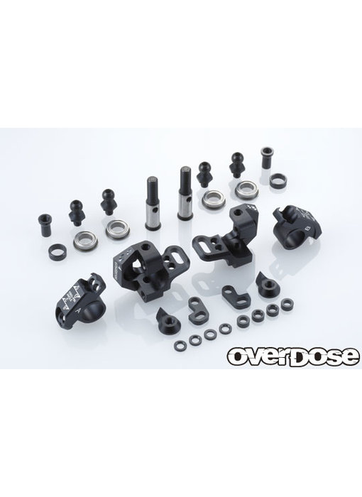 Overdose Adj. Alum. Knuckle Set Type-2 for RWD / Black