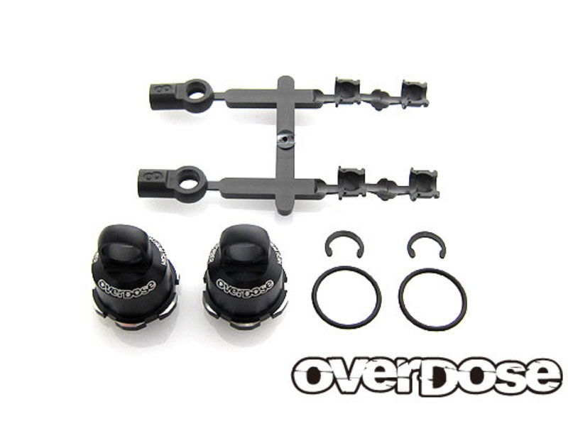 Overdose Long Aluminum Shock Bracket Set for HG Shock Spec.2 (2pcs)