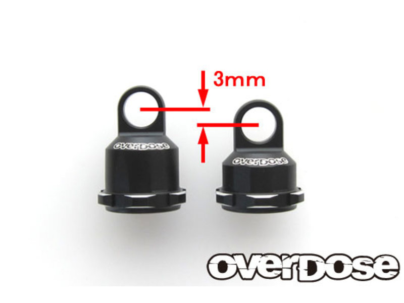 Overdose Long Aluminum Shock Bracket Set for HG Shock Spec.2 (2pcs)