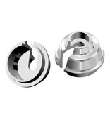 WRAP-UP Next 0492-FD - Rate-Up Spring Retainer 8mm - Silver (2pcs) - DISCONTINUED