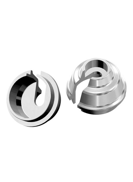 WRAP-UP Next Rate-Up Spring Retainer 8mm - Silver (2pcs) - DISCONTINUED