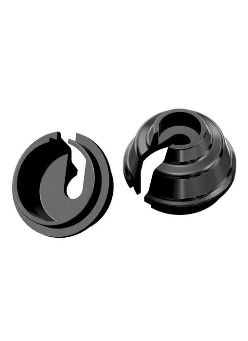 WRAP-UP Next Rate-Up Spring Retainer 8mm - Black (2pcs) - DISCONTINUED