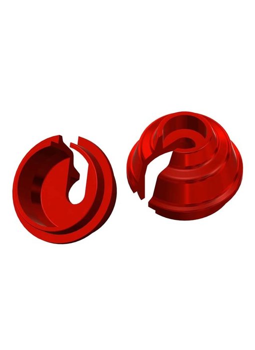 WRAP-UP Next Rate-Up Spring Retainer 8mm - Red (2pcs) - DISCONTINUED