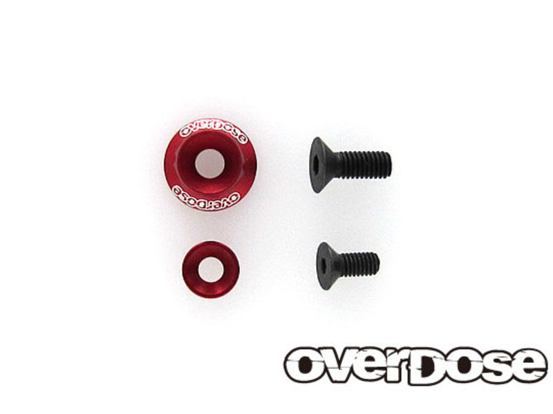 Overdose Wheel Washer Set for OD2713~8 / Color: Red