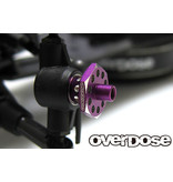 Overdose Aluminum One Piece Axle Shaft 4mm for OD (RWD Front) / Color: Black