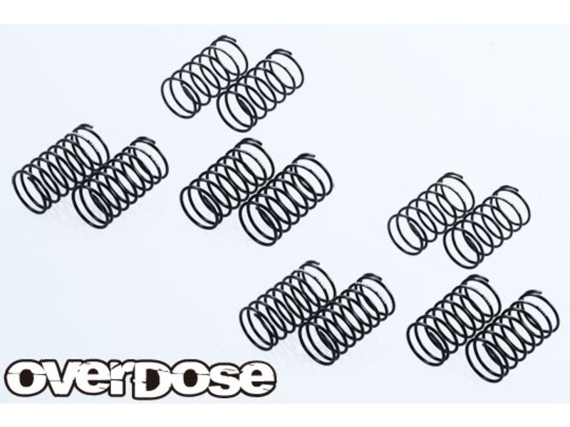 Overdose High Performance Shock Spring Perfect Set (6 types x 2 pcs)