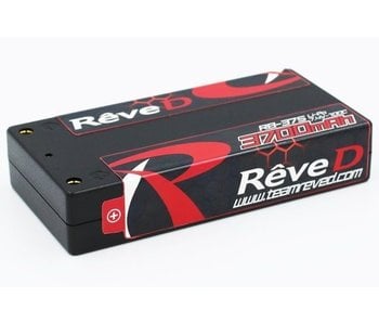 ReveD LiPo Battery Thin Shorty Size 3700mAh 100C