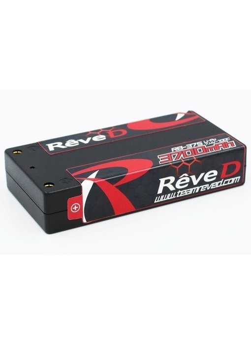 ReveD LiPo Battery Thin Shorty Size 3700mAh 100C