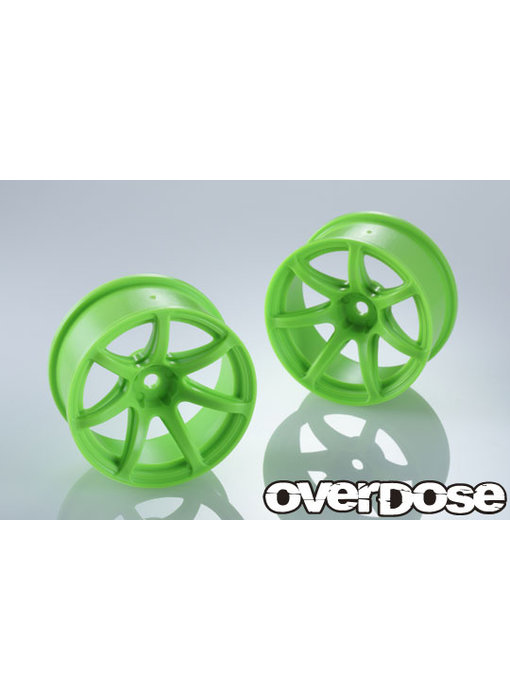 Overdose R-SPEC Work Emotion T7R / Fluor Green / 7mm (2)