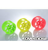 Overdose R-SPEC Work Emotion T7R / Color: Fluor Green / Offset: 7mm (2pcs)