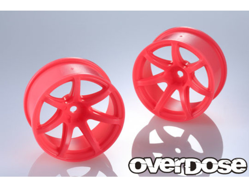 Overdose R-SPEC Work Emotion T7R / Color: Fluor Pink / Offset: 7mm (2pcs)